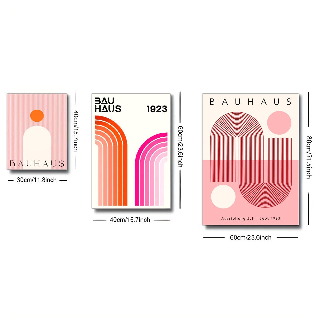 Bauhaus 1919 Canvas Art Set