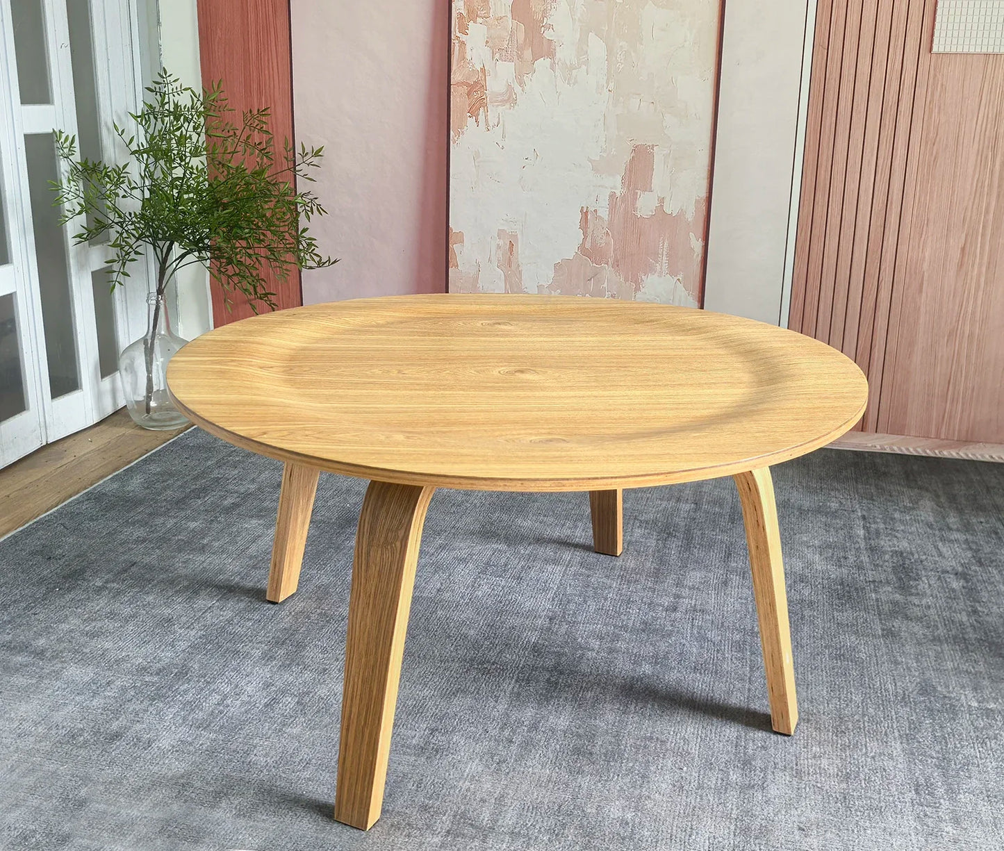 Ash Eames Curved Coffee Table