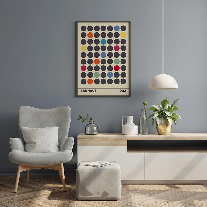 Bauhaus Chair Abstract Poster