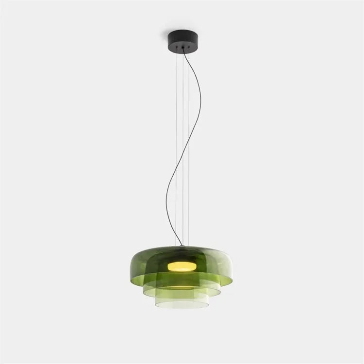 Vintage Glass Lampshade Pendant