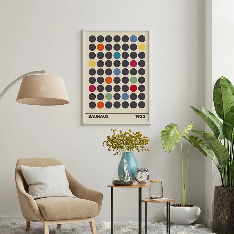 Bauhaus Chair Abstract Poster