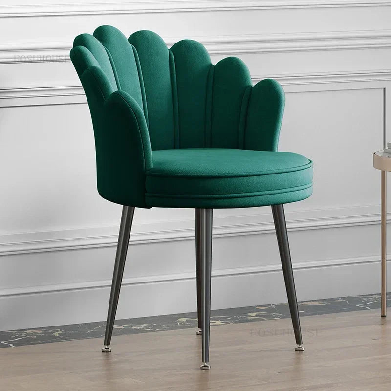 Nordic Fabric Backrest Chair