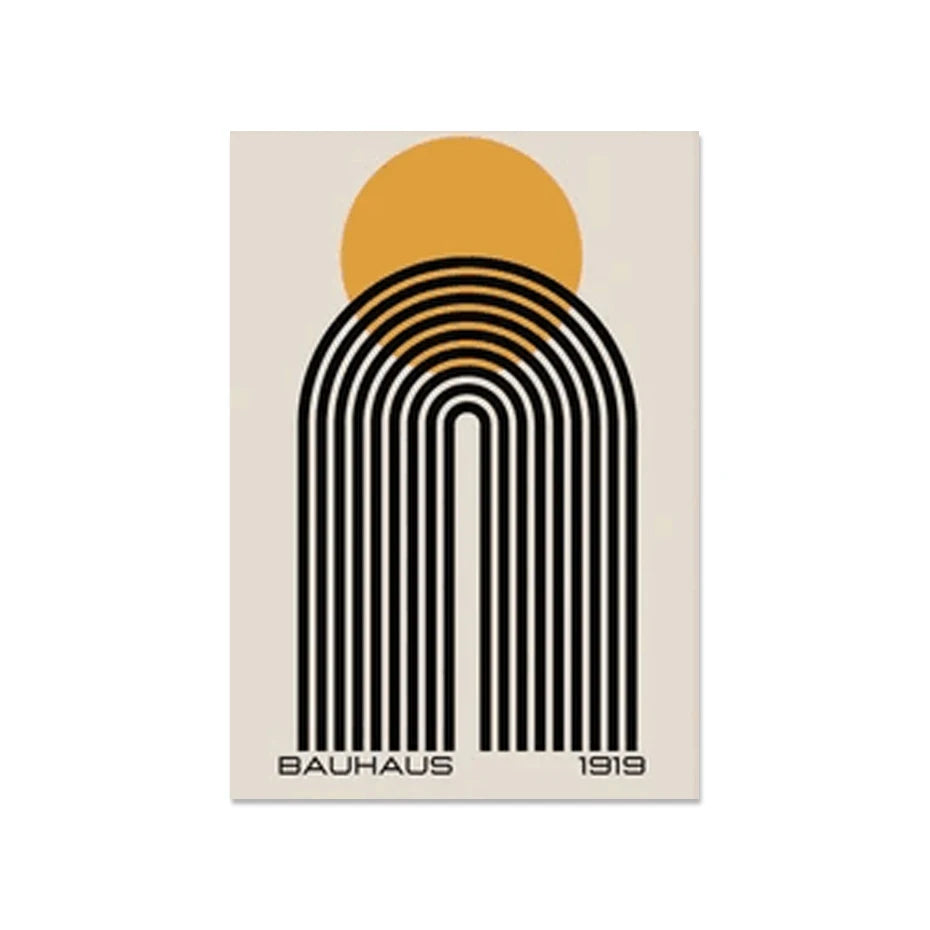 Bauhaus Geometric Wall Art