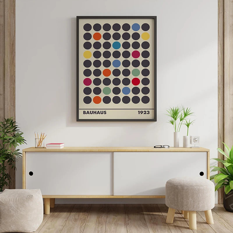 Bauhaus Chair Abstract Poster