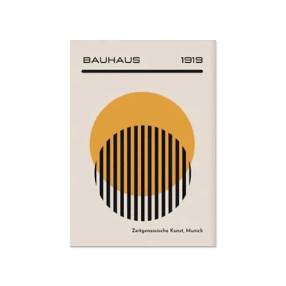 Bauhaus Geometric Wall Art