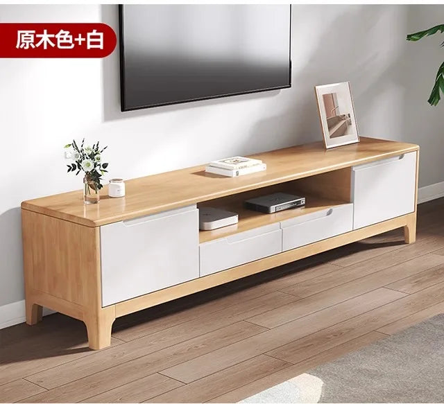 Dark Brown Wooden TV Stand