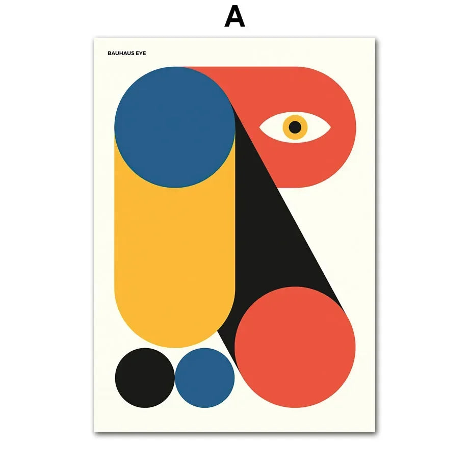 Bauhaus Geometric Wall Art