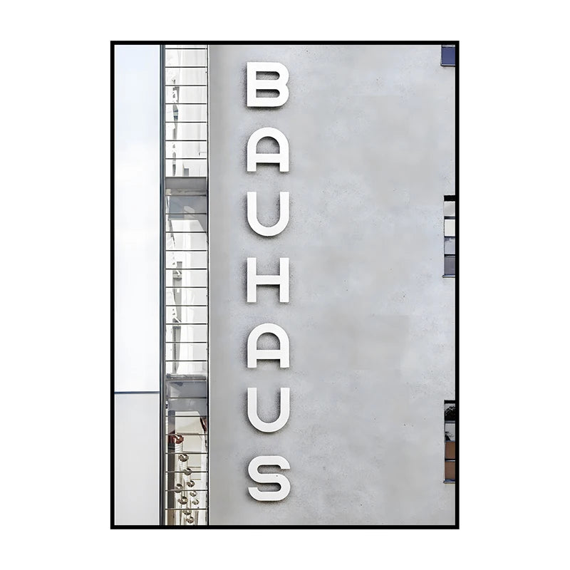 Bauhaus Chair Abstract Poster