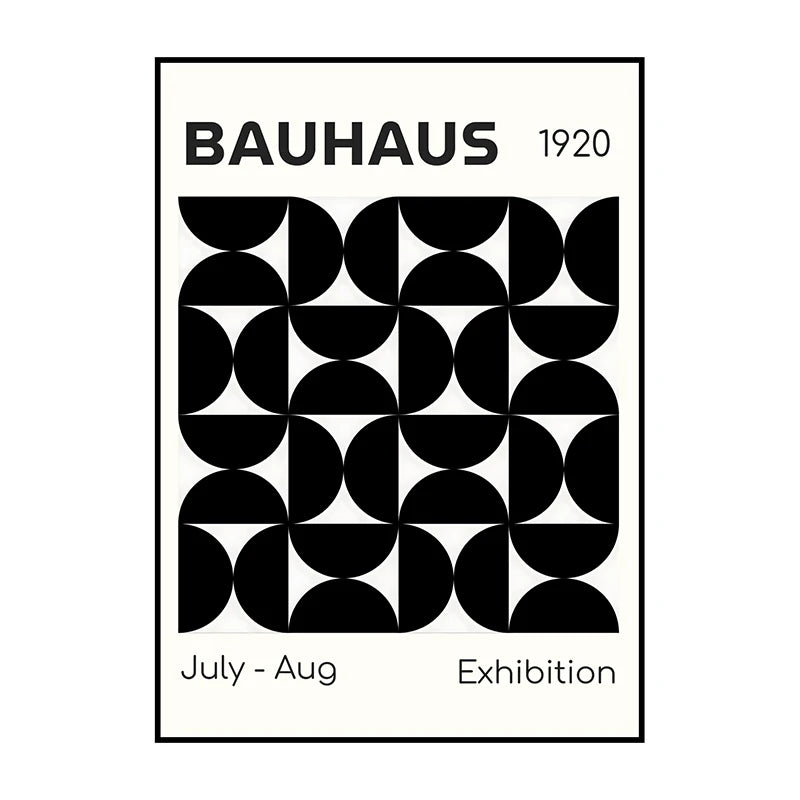 Bauhaus Chair Abstract Poster