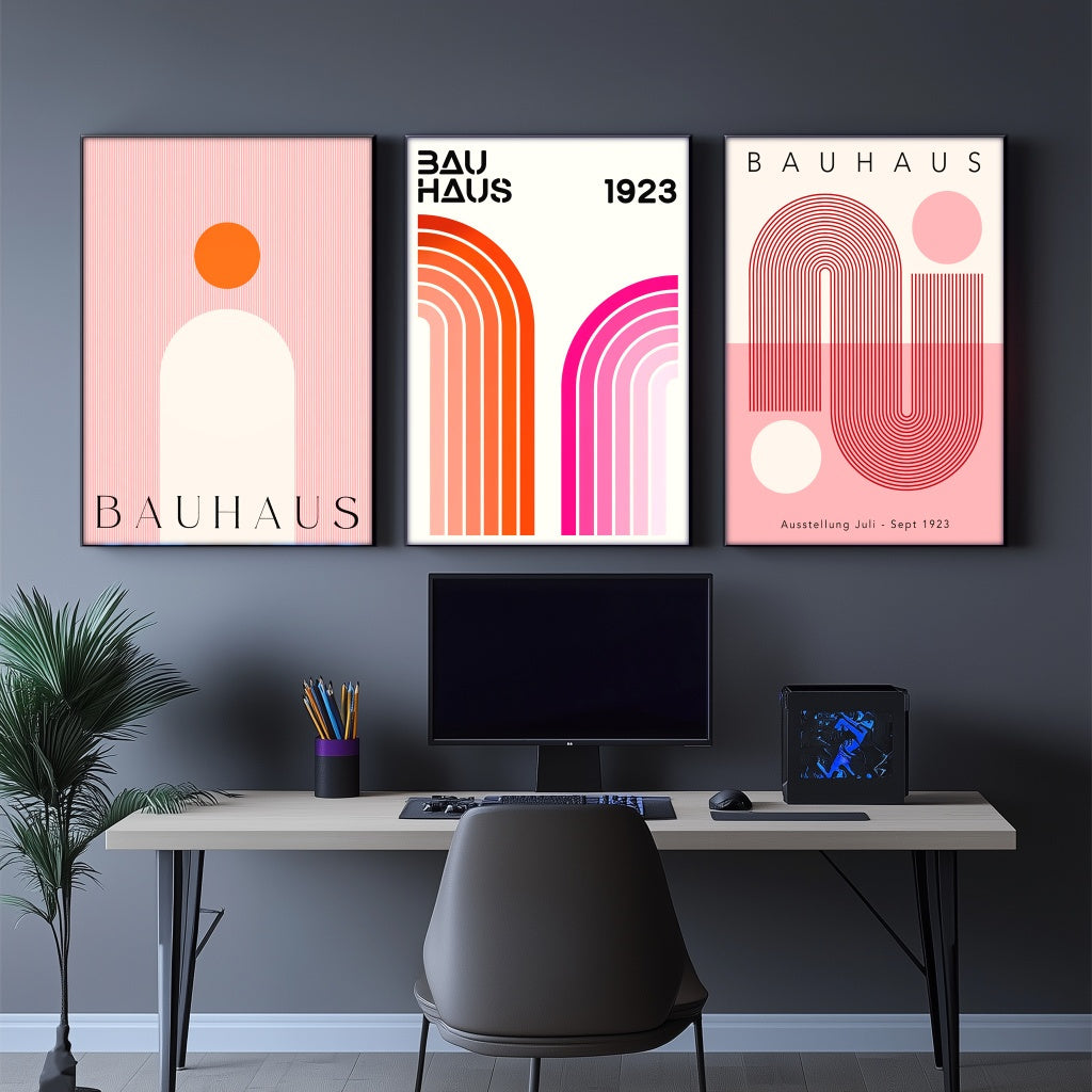 Bauhaus 1919 Canvas Art Set