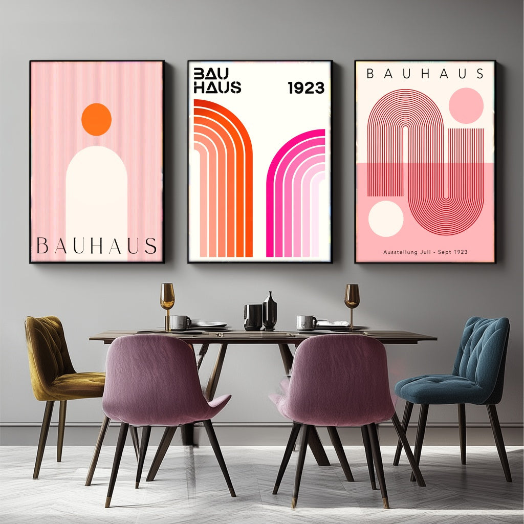 Bauhaus 1919 Canvas Art Set
