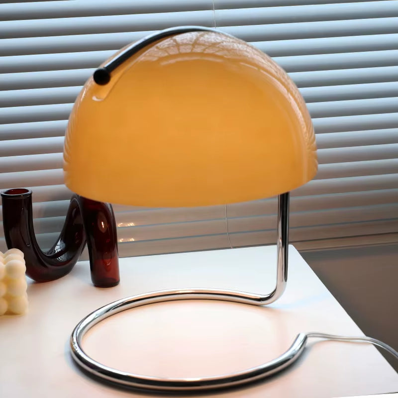 Joylove Bauhaus Retro Glass Table Lamp - Stylish Nordic Bedside & Porch Decor for a Cozy Atmosphere