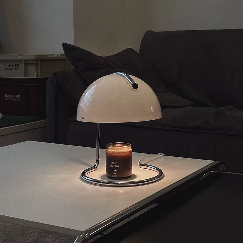 Joylove Bauhaus Retro Glass Table Lamp - Stylish Nordic Bedside & Porch Decor for a Cozy Atmosphere