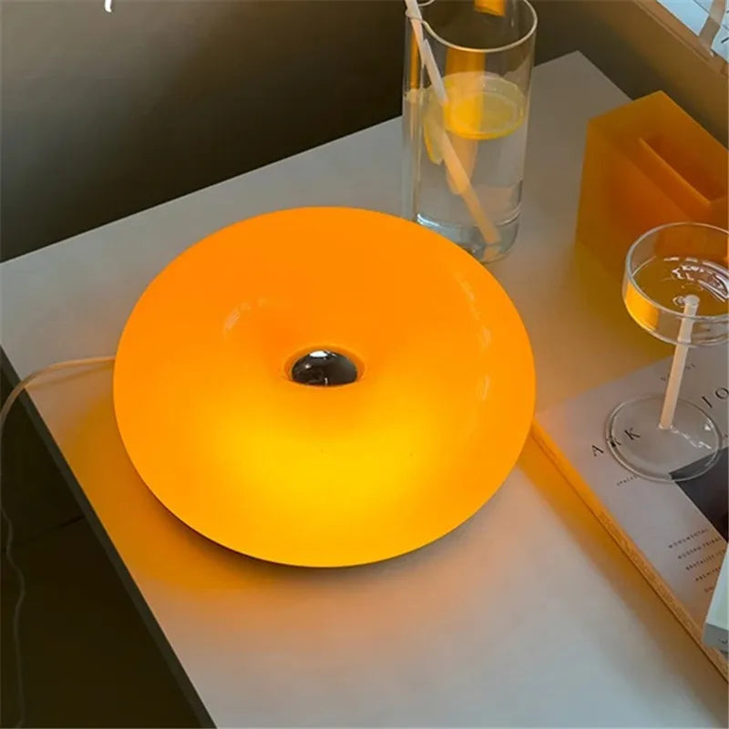 Orange Donut Wall Lamp
