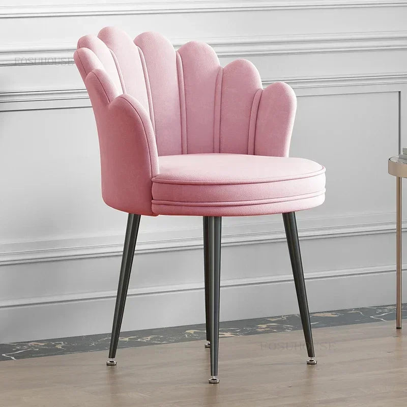 Nordic Fabric Backrest Chair