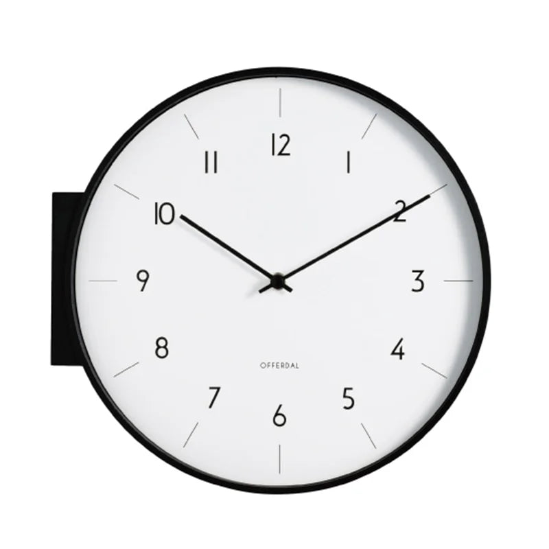 Japanese-Style Double-Sided Wall Clock