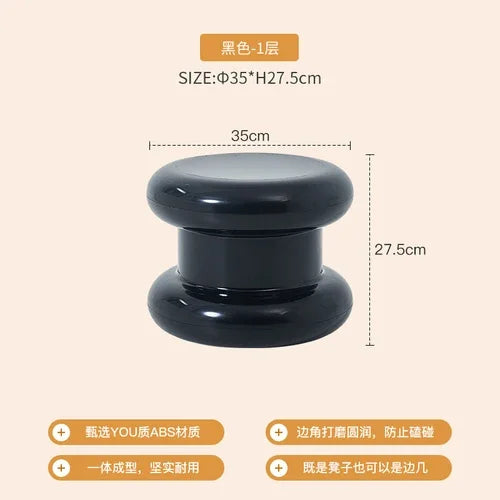 Nordic Minimalist Low Stool
