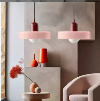 Nordic Retro Glass Pendant Lamp
