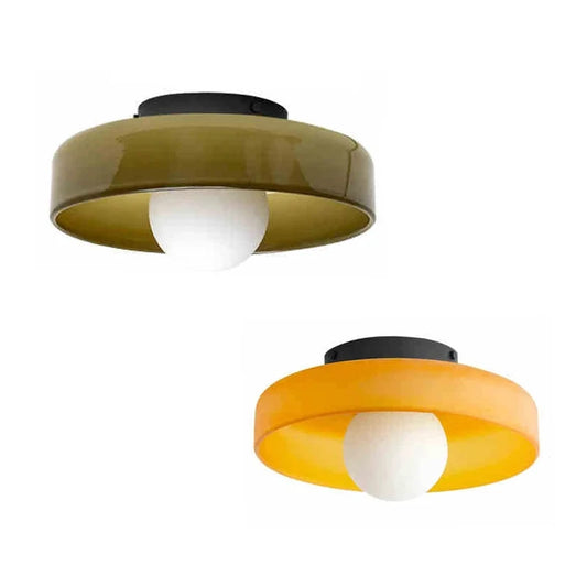 Modern Vintage Glass Ceiling Light
