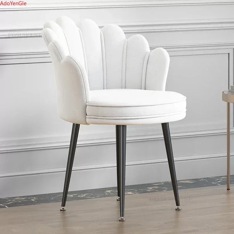 Nordic Fabric Backrest Chair