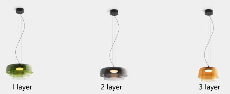 Vintage Glass Lampshade Pendant