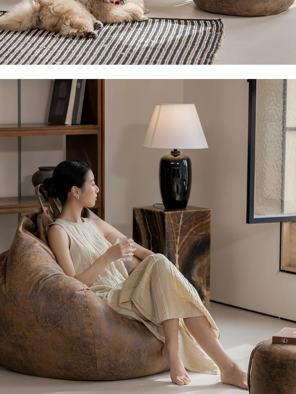 European Designer Bean Bag Sofa