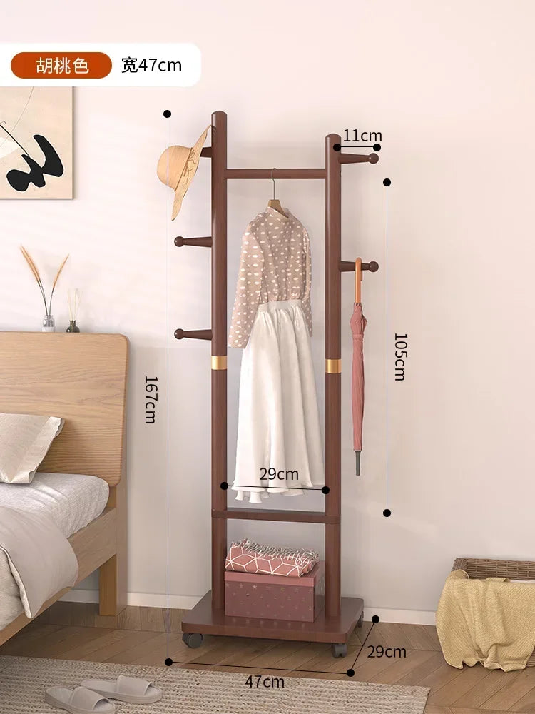 Nordic Wooden Coat Stand