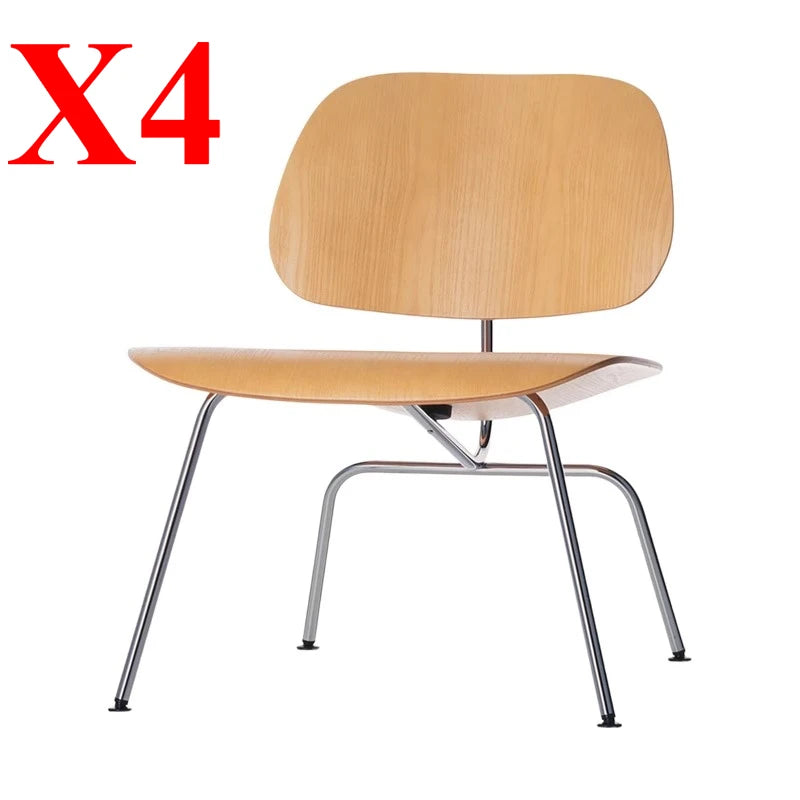Eames-Style Plywood Lounge Chair