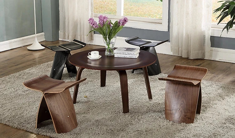 Ash Eames Curved Coffee Table
