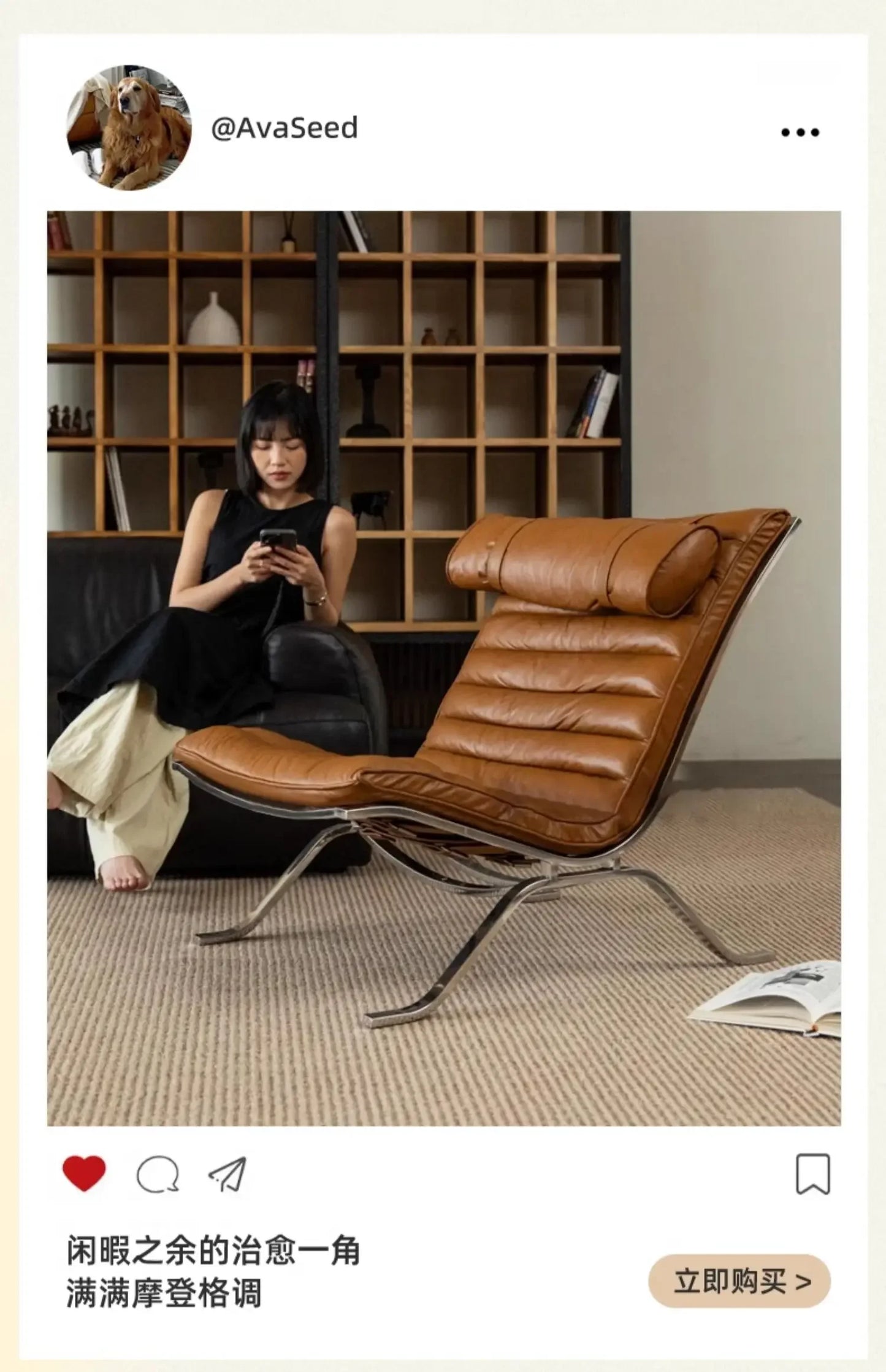 Nordic Style Single Sofa Chair