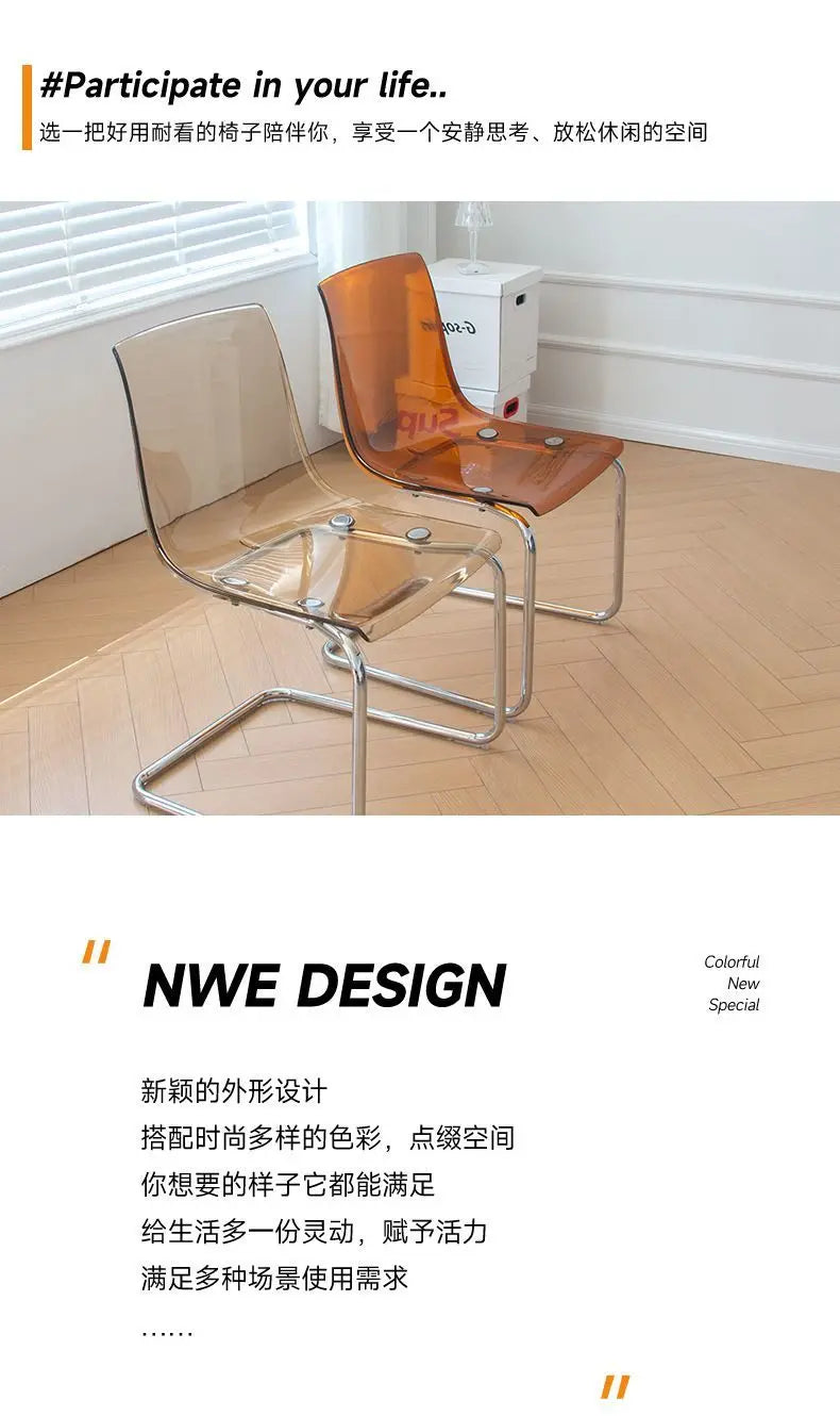 Nordic Acrylic Dining Chairs