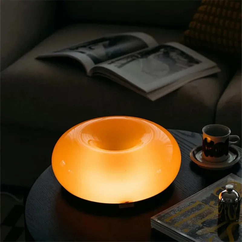 Orange Donut Wall Lamp