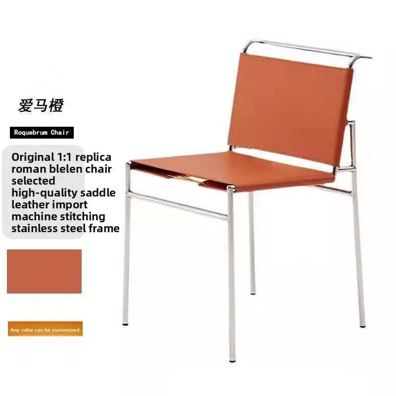 Italian Leather Dining Chair