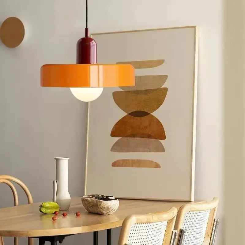 Nordic Retro Glass Pendant Lamp