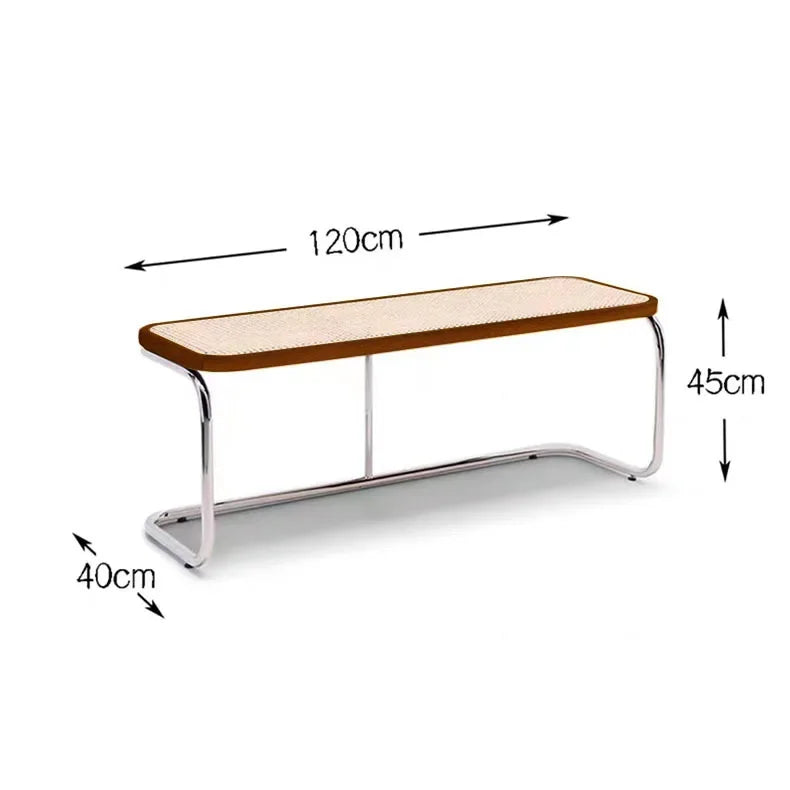 Nordic Rattan Bench