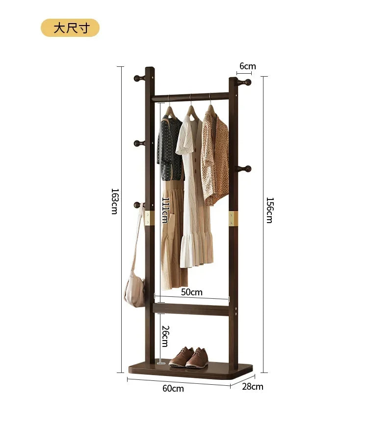 Nordic Wooden Coat Stand
