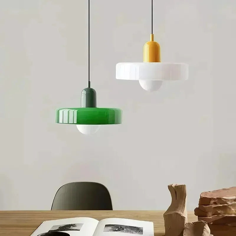 Nordic Retro Glass Pendant Lamp