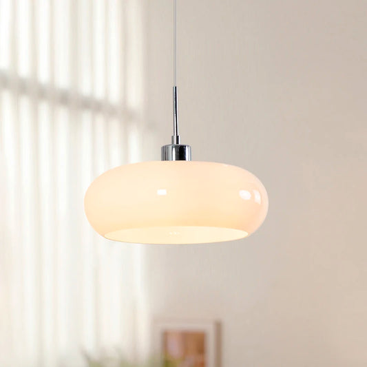 Orange Glass Pendant Light
