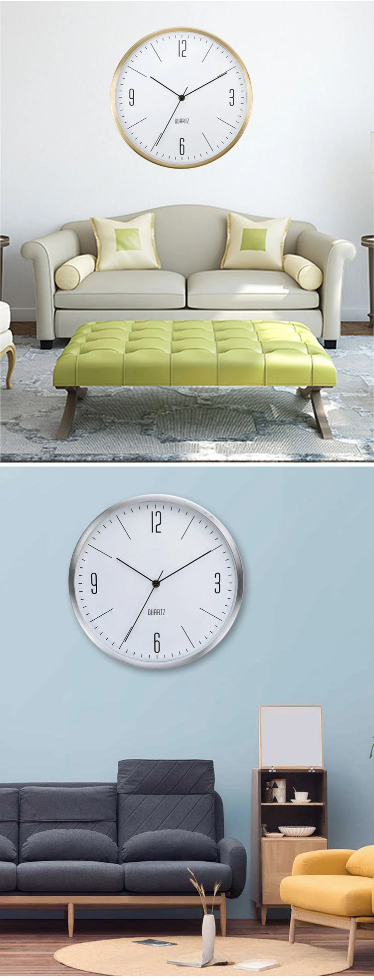 12-Inch Nordic Wall Clock