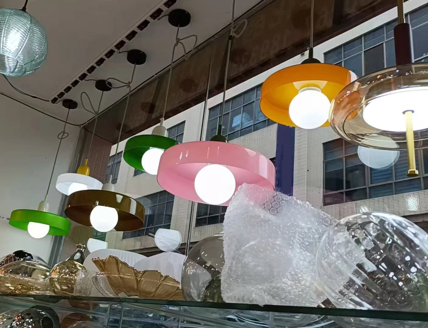 Nordic Retro Glass Pendant Lamp