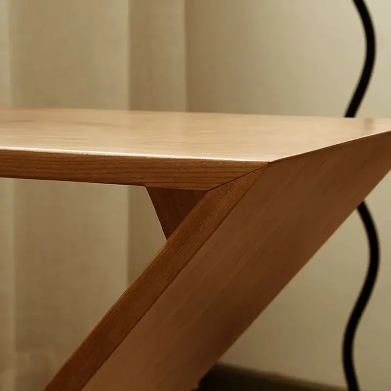 Nordic Z-Shaped Wood Chair