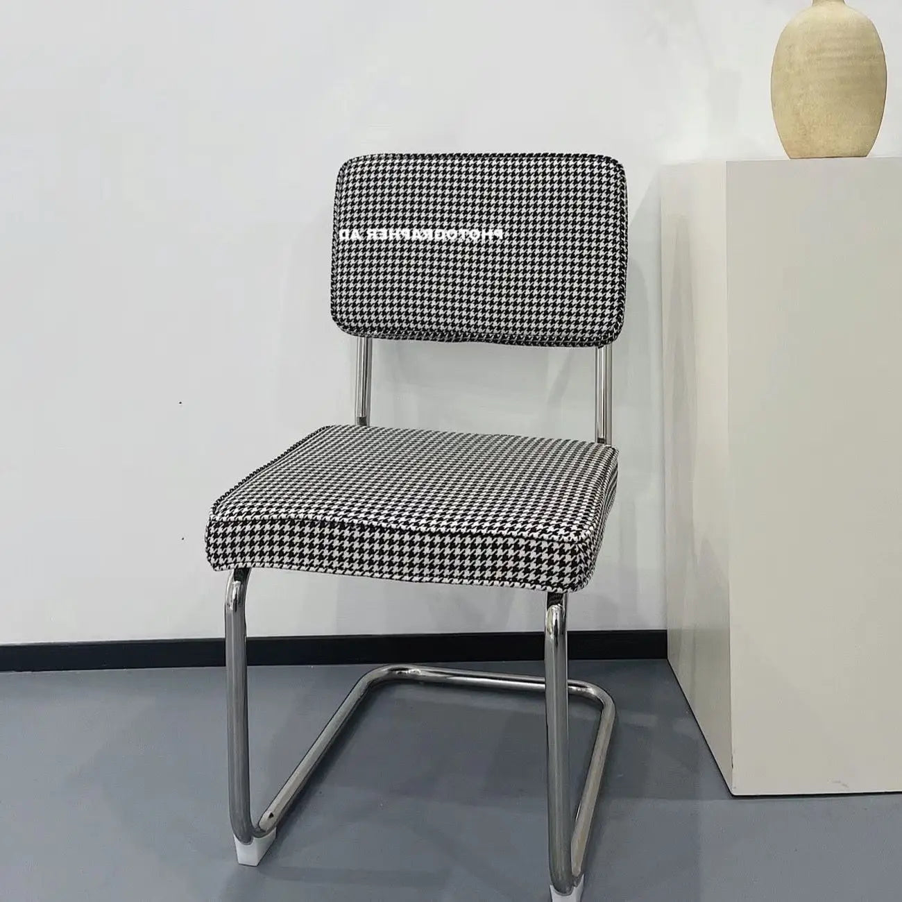 Nordic Retro Corduroy Dining Chair