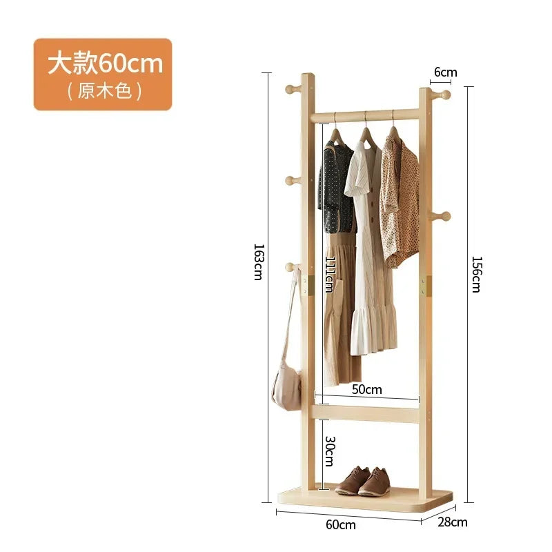 Nordic Wooden Coat Stand
