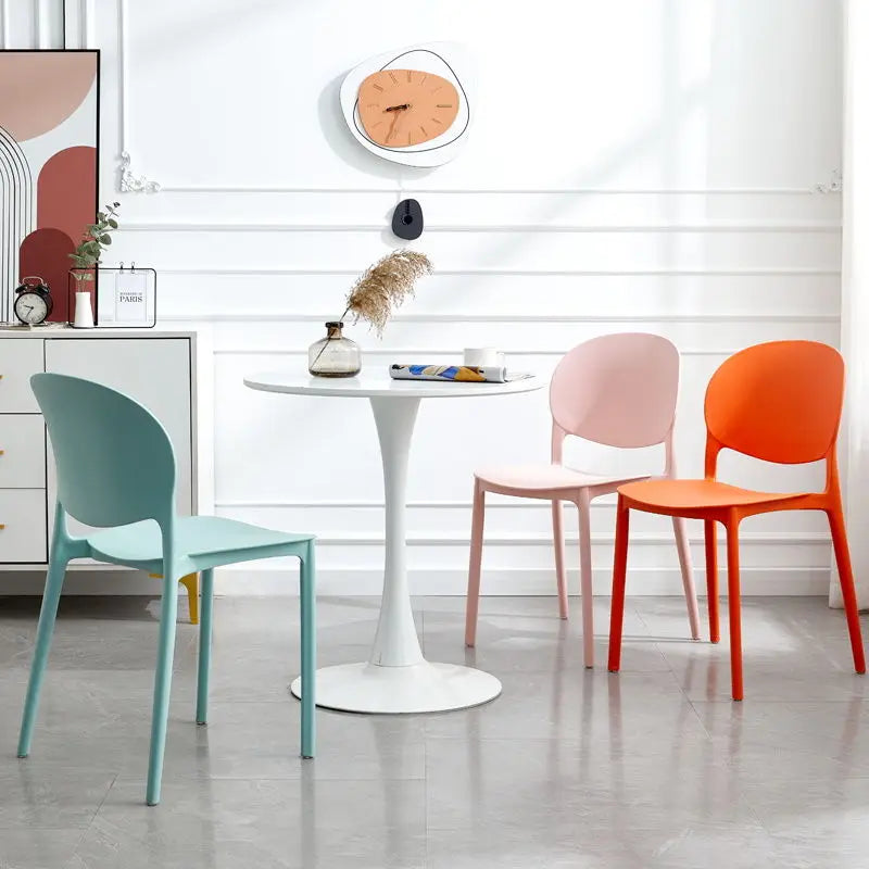 Foldable Nordic Dining Chair