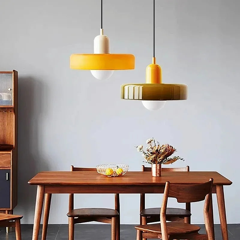 Nordic Retro Glass Pendant Lamp