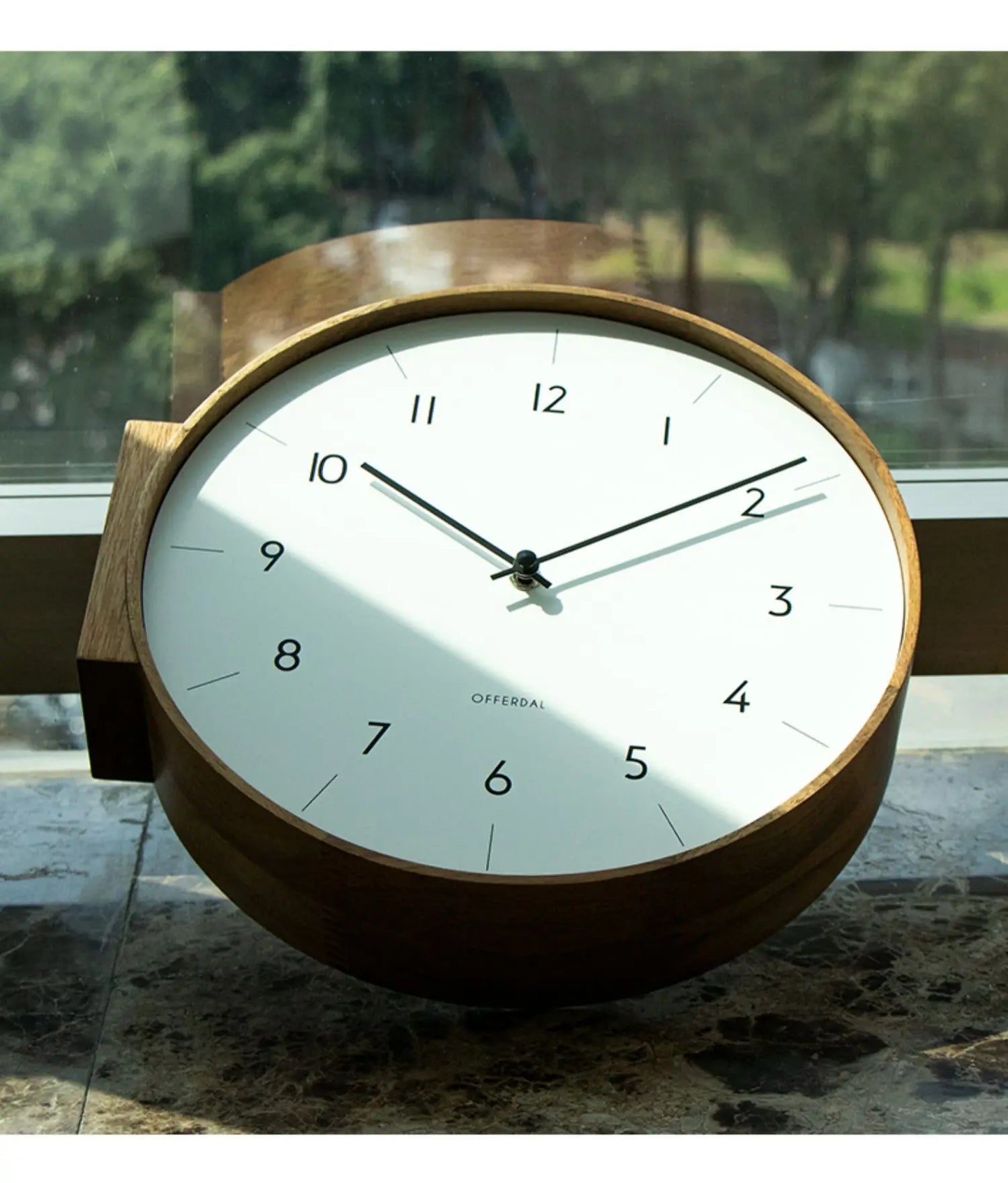 Japanese-Style Double-Sided Wall Clock