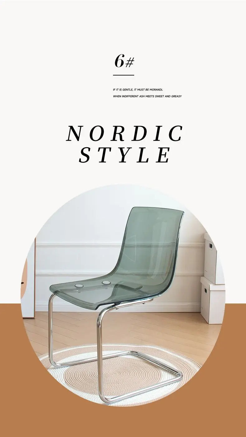 Nordic Acrylic Dining Chairs