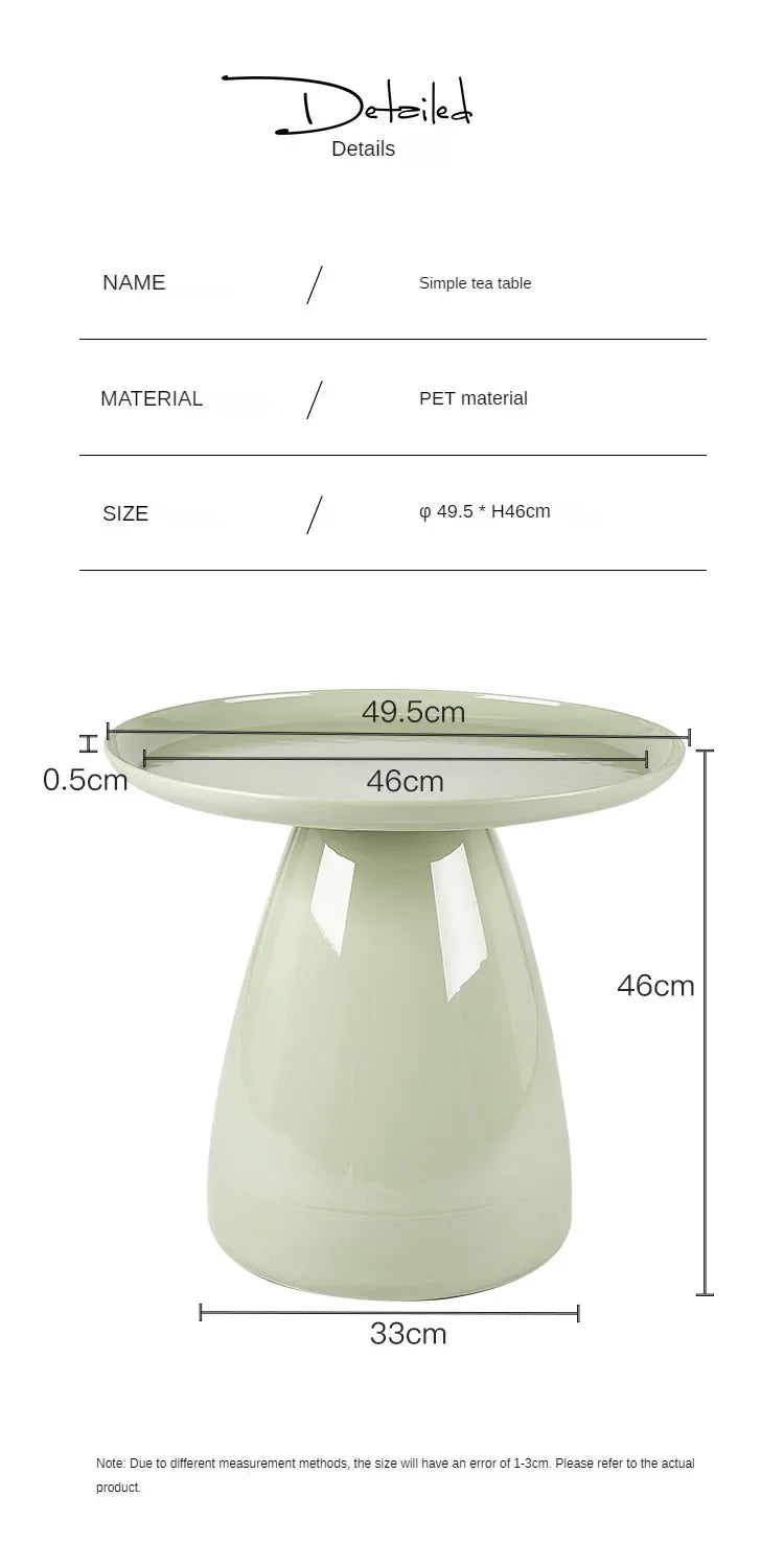 Nordic Round Bedside Table