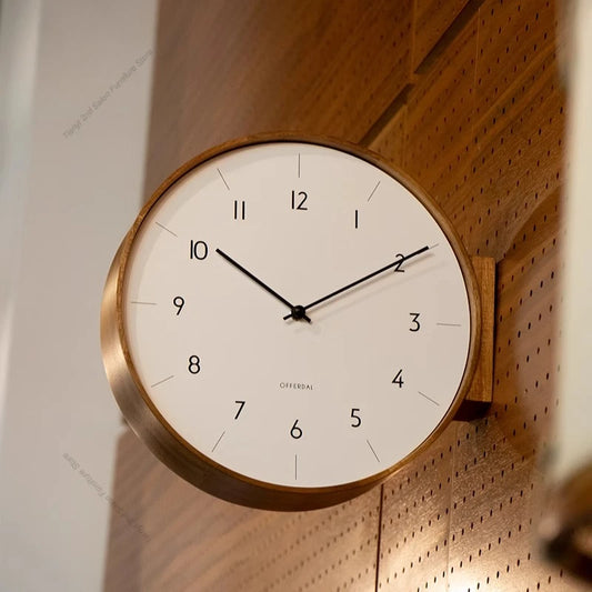 Japanese-Style Double-Sided Wall Clock