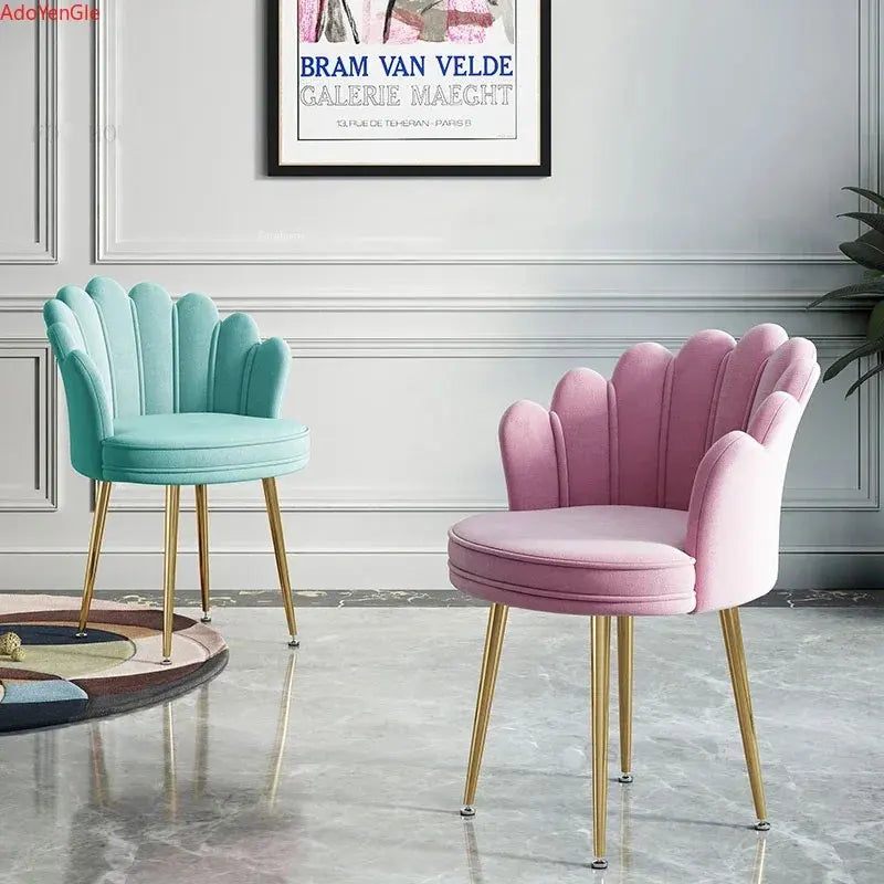 Nordic Fabric Backrest Chair